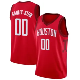 Youth Willie Cauley-Stein Houston Rockets Nike Swingman Red 2018/19 Jersey - Earned Edition